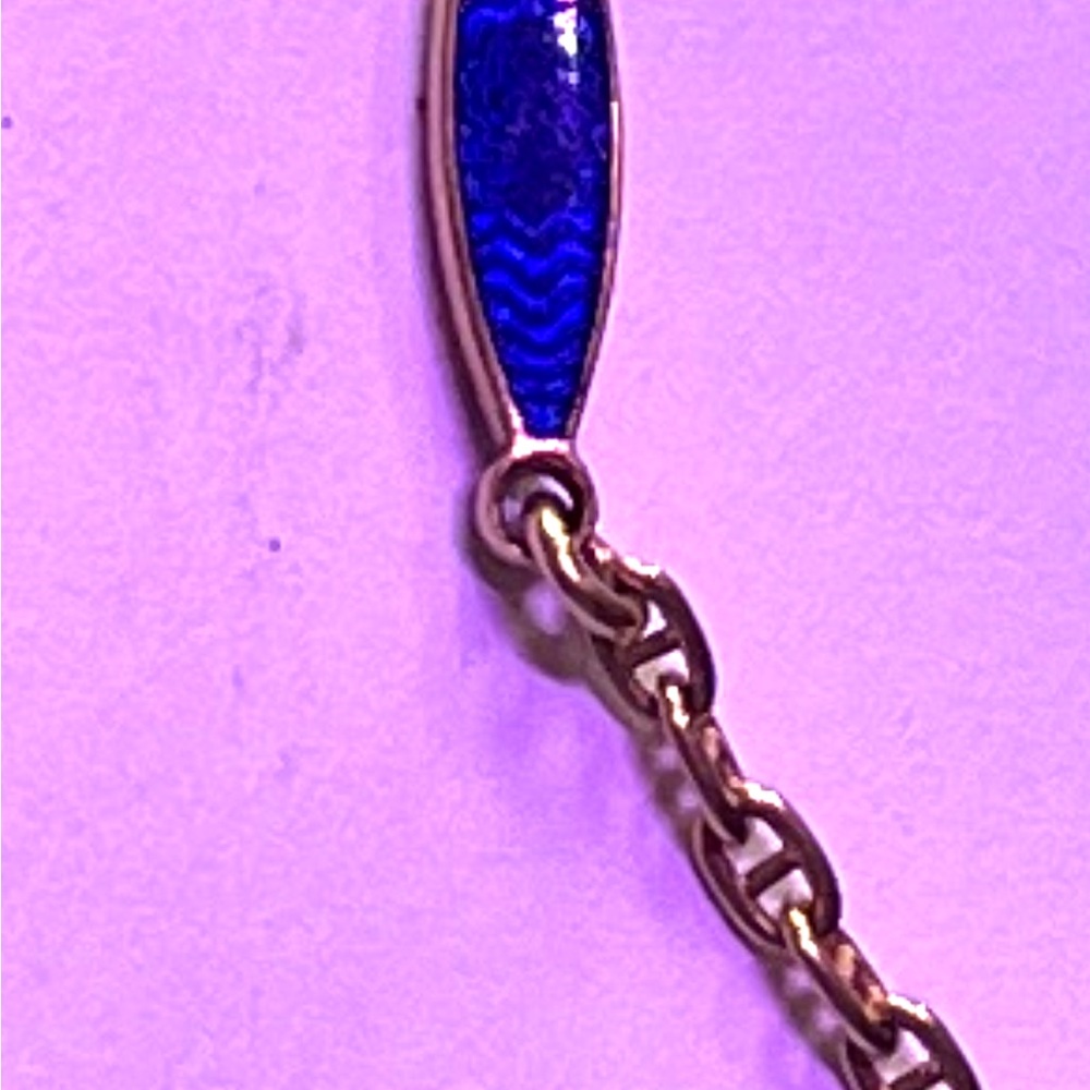 FABERGE.     18kt Elegant Blue and Gold Women's necklace